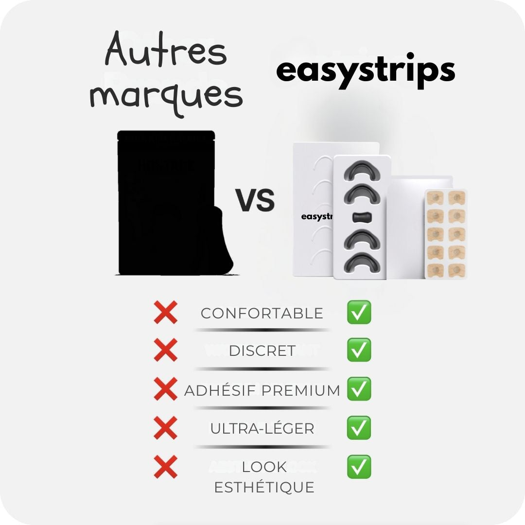 starter pack easystrips - bande nasale magnétique