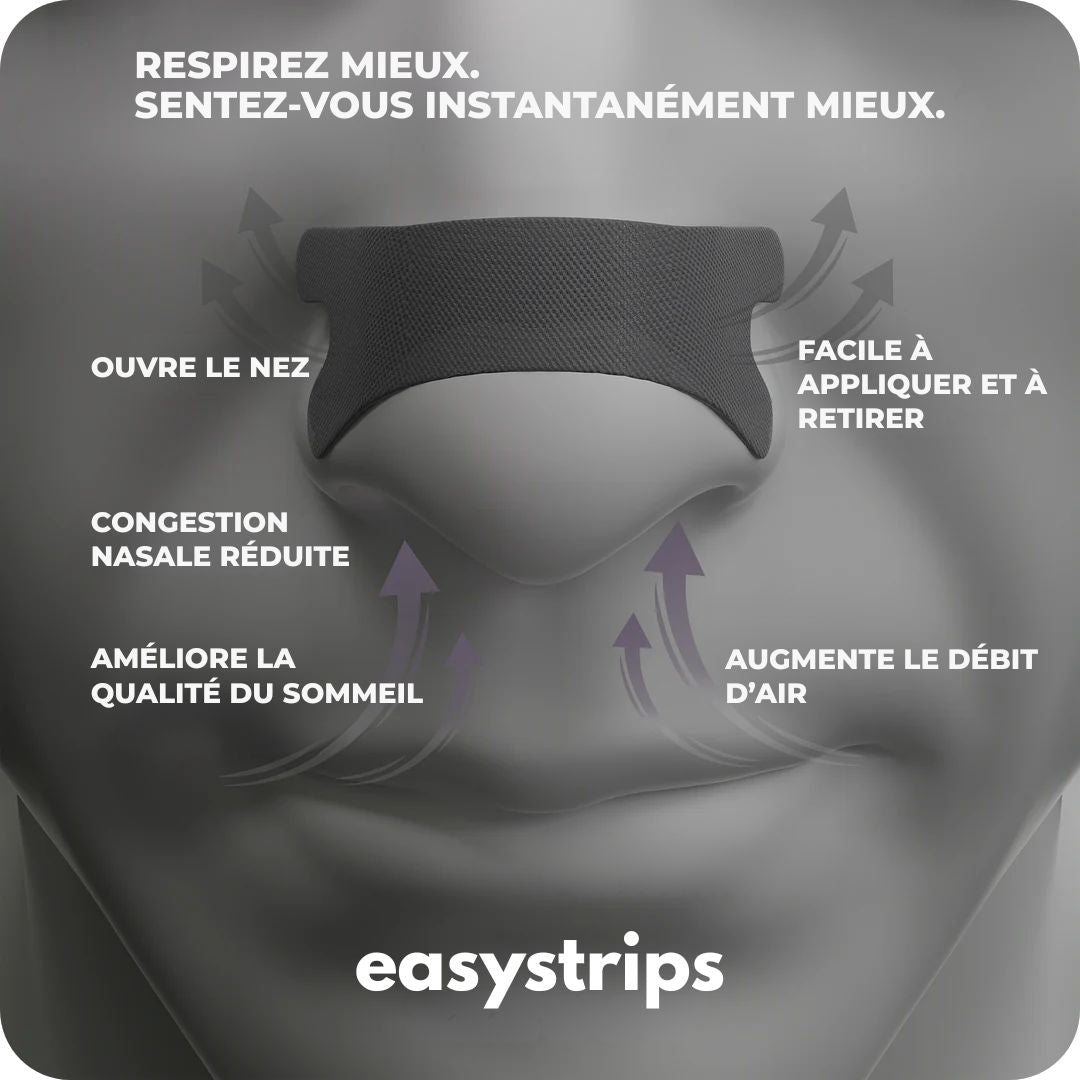 starter pack easystrips - bande nasale magnétique